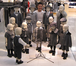 Peter Le with the Kids